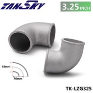 83mm 3.25" Cast Aluminium Elbow Pipe 90 Degree Intercooler Turbo Tight Bend For FORD MUSTANG GT/SVT 