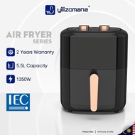 Yilizomana Air Fryer Multi-Functional Digital Electric Oven 360° Baking Manual Knob Large 空气炸锅(5.5L/3.2L)