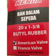 Kenda butyl Inner Tube 451-20x1-3/8av Standard