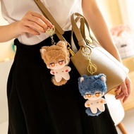 ezlink ezlink charm Little Monster Panda Doll Bag Mobile Phone Pendant Plush Pendant Keychain Female Student's Birthday Gift Best Friend
