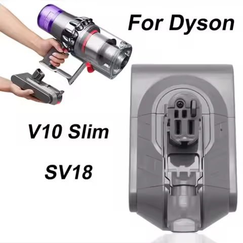 18V For Dyson V10 Slim Digital Fluffy Extra SV18 12800mAh Rechargeable Li-ion Battery Pack Vacuum Cl
