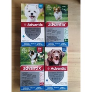 ♕BAYER ADVANTIX SML FOR DOGS (4 PIPETS), TICK  FLEA❧