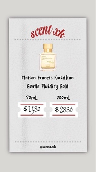 MFK Maison Francis Kurkdjian Gentle Fluidity Gold