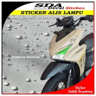 Stiker Alis Lampu Beat 2024 | Stiker Lampu Alis Beat 2024 Terbaru
