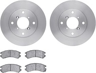 Dynamic Friction Company Front Brake Rotors with 5000 Advanced Brake Pads - 6502-42198