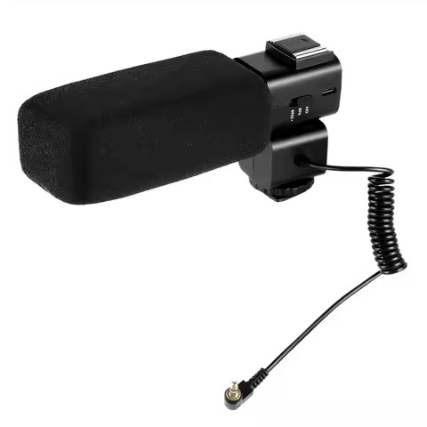 Ordro Video Recording Stereo Microphone for DSLR Stereo Camera Camcorder Cardioid Microphone for Ord