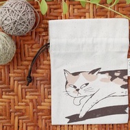 SMALL BAG WITH CALICO CAT LOVE.