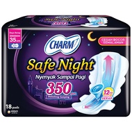 CHARM Safe Night Gathers 350 MM - Sanitary Napkins