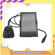 【W】For  DPC18 CAN Display 5 PIN Male for Ebike Mid Drive Motor LCD Screen with USB Port Speedometer