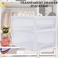 Betteware Stackable Transparent Drawer Desk Organizer | A4 Paper Drawer | Plastic Drawer | Document 