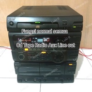 Head Compo Sony FH G80 fungsi semua CD Tape a+b Radio Aux Line out