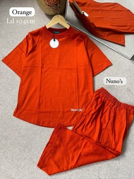 Oneset Kaos Pendek Nunos || Setelan Wanita Polos Celana Pendek Lengan Pendek Terbaru
