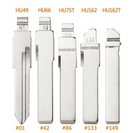 1 Set/5 Pcs For Audi Volkswagen Passat Golf Santana Bora Skoda Car Key Blade HU49 HU66 HU75T HU162 H