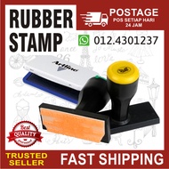 COP BULAT ROUND STAMPS : SHIP IN SAME DAY :  RUBBER STAMP NORMAL STAMP COP GETAH SYARIKAT COP RASMI