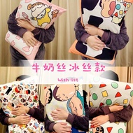 Cute cartoon crayon small new small sunflower double-sided pillowcase pillow pillow student dormitor