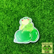 Embossed Sticker - Gyatt Frog