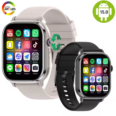 New VP69 2.39inch Amoled Android 15.0 5G full Netcom Smart Watch Smartwatch With 200° Rotating Camer
