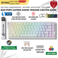 Rapid Trigger Ziyou Attack Shark X68 HE High Quality RGB LED Mechanical Keyboard for Gaming