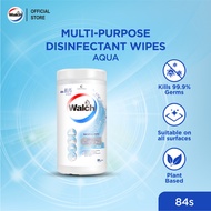 Walch Multi-Purpose Disinfectant Wipes - Aqua (84 Pcs)