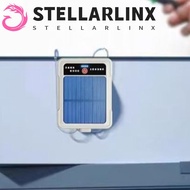 STELLARLINX Solar Oxygen Pump, Ultra Silent Water Proof Portable Aerator, Adjustable USB Rechargeabl