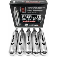 Hawki 12 Gram CO2 Cartridges for Air Guns, BB Guns, Airsoft Pistols & Paintball Accessories