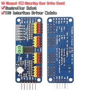 16-Channel 12-bit PWM Servo Driver - I2C interface - PCA9685 for Arduino Raspberry Pi DIY Servo Shie