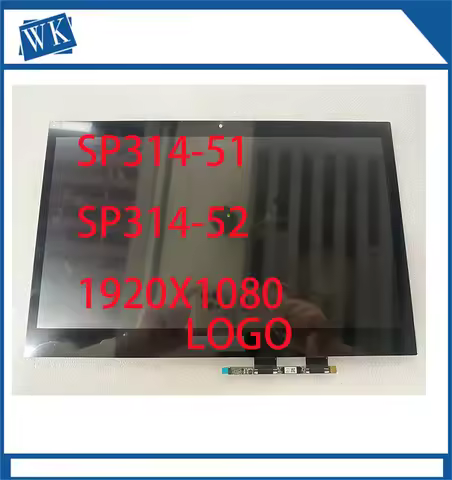 14.0inch For Spin 3 N17W5 SP314-51-58NM SP314-52 LCD Touch Screen Glass Assembly 14" FHD IPS LED Dig