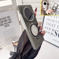Double Axis Magnetic Matte Hard Casing for Vivo X FOLD 5 Fold 3Pro Fold 3 Casing with Ring Stand She