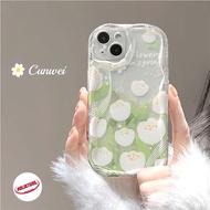 SOFTCASE SILICON CASING MELTING CLEAR SHOCKPROOF FLOWER FOR OPPO A1 A98 A1K A3S A5S A12 A15 A16 A16K