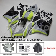 Motorcycle Fairing Set Body Kit Plastic For HONDA CBR600 RR CBR600RR 2009-2012 Accessories Injection