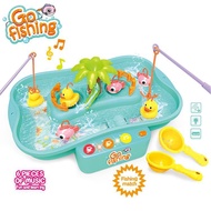 9i0I QTOYS Go Fishing Toy Game for Baby Toddler Kid Children Play Set with Music Real Water&***