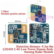 20Pcs/1pc LD2420 24G Millimeter Wave Radar Sensor Intelligent Human Body Micro Motion ISM Band High 