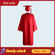 ChaoTan® 2021 Adult Zip Closure University Academic Graduation Gown Robe Mortarboard Cap