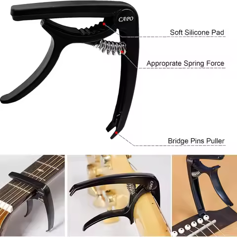 Guitar Capo Spanish Guitar Capo Spanish Guitar Matches Folk Guitar Performance Supplies XYLJ01