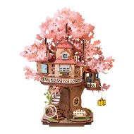 Rolife 3D Wooden Puzzle - TGS04 Sakura Tree House | ของแต่งบ้าน ของเล่นศิลปะ DIY