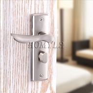 Satin Handle Lever Handle Lockset Pack Door Latch Lock Batoom