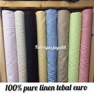 Euro linen fabric premium euro linenPURE price per 0.5m