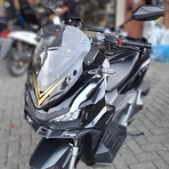 Visor Windshield ADV 160 ADV 150 Black Series Pendek Sporty model Thailand - - OTO EXPRESS