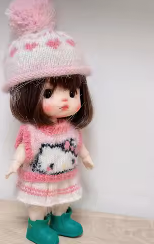 OB11 dolls clay dolls clothes OB11 clothes head size 14 14.5CM not have shoes