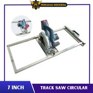 DIY Track Saw Alat Dudukan Mesin Marble Circular Table Saw Portable Jig Tracksaw Profil Trimmer Alat