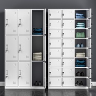 Employee Locker Tin Locker with Lock Factory Dormitory Bathroom Gym Locker Steel Multi-Door Wardrobe