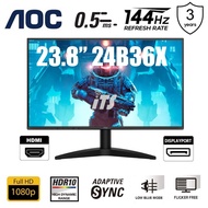 AOC 23.8" 24B36X 144Hz 0.5ms IPS Gaming Monitor