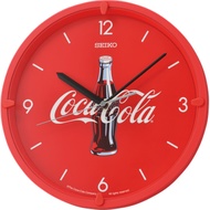 [𝐏𝐎𝐖𝐄𝐑𝐌𝐀𝐓𝐈𝐂]Seiko QHA901RL Limited Edition Coca Cola Red Analog Quartz Quiet Sweep Silent Wall Clock Coke QHA901R QHA901