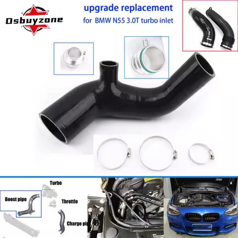 3.35" hybird turbo inlet pipe upgrade OE replacement for BMW F series 135i 235i 335i 435i M2 N55 3.0