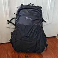 全新韓國National Geographic 國家地理黑色機能户外運動登山包雙肩揹包 電腦包National Geographic backpack National Geographic bag 