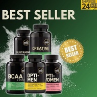 ON Gold Standard Best Seller BCAA Capsules | Creatine Capsules l Opti-Men l L-Glutamine | Opti-Women