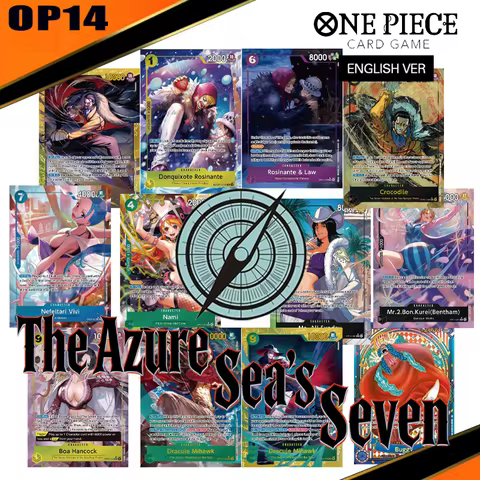 Diy One Piece English Series Op05-119 Sets Monkey D Luffy Sec Manga Collection Anime Card Card