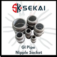 GI Pipe Nipple Socket 15mm-50mm