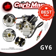 【Ready Stock】Carburetor With Intake And spark plug For Honda GY6 125cc GY6-125 GY6-150 Carburetor Mo