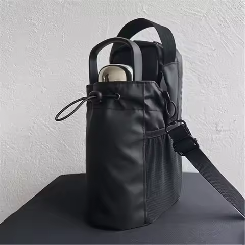 Magnetic Gym Bag Large Capacity Magnetic Carrier Bag With Phone Pocket Portable Gym Water Bottle Pou